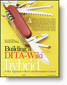 Wiki Hybrid article Thumbnail of cover page of DITA wiki hybrid article