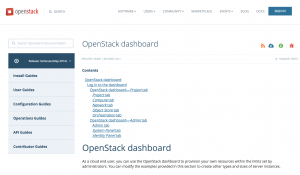 New docs.openstack.org content page design