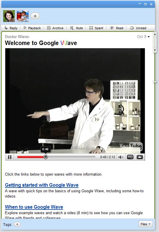How you learn to use Google Wave